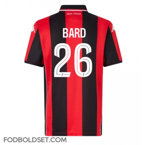 OGC Nice Melvin Bard  #26 Hjemmebanetrøje 2025-26 Kortærmet